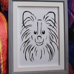 Dog Papercutting