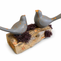 Bird Sculpture, Copper-Leafed Jesmonite on Driftwood, One of a Kind — Dew & Heather 7 Bird Sculpture, Copper-Leafed Jesmonite on Driftwood, One of a Kind — Dew & Heather 7