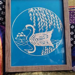 Goose Reflection Papercutting