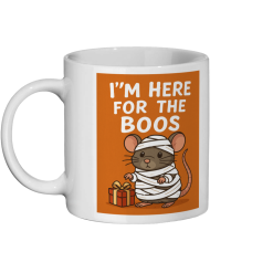 Mouse Mummy Coffee Mug - White