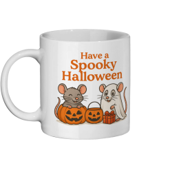Mouse Mummy Coffee Mug - White