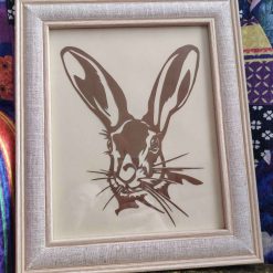 Hare Papercutting