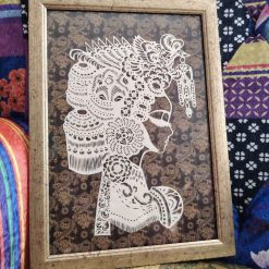 Headdress Lady Papercutting