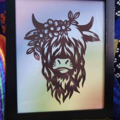 Highland Cow Papercutting