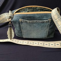 Cute Shoulder Bag - Denim