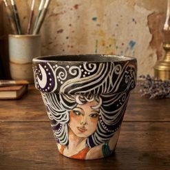 Woman with Butterfly