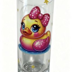 Duck in ring with stars 270ml glass