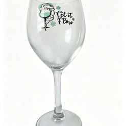 Let it flow wine glass