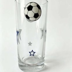 270ml football and stars glass