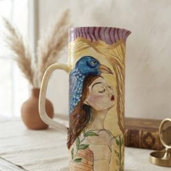 Woman with Bird on Head