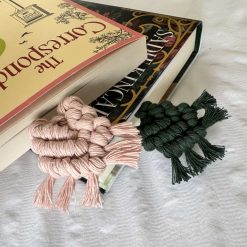 Macrame Paperclip Bookmarks