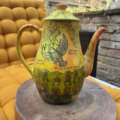 Hand-painted Worry Teapot: Anxiety Art 2 Hand-painted Worry Teapot: Anxiety Art 2