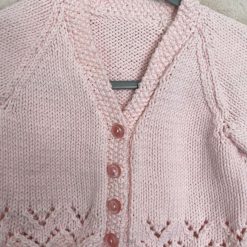 Pink cotton Dk cardigan