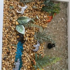 🦁 Handmade Resin Safari Scene Wall Art 🐘 5