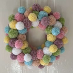 Pastel Rainbow Wreath