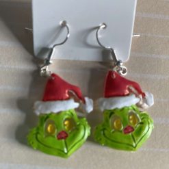 ✨ Handmade Grinch Christmas Earrings ✨ 1