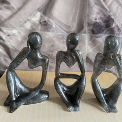 ✨ THREE WISE THINKERS — Handmade Resin Figurine Set ✨ 2