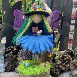 Colourful witch flower fairy.