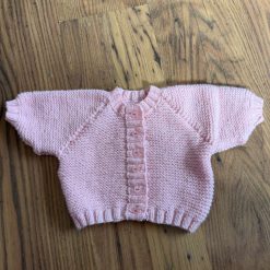 Hand knitted baby cardigan