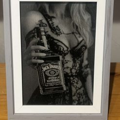 laser Art framed glass