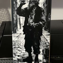 Laser engraved 4x8 inch ceramic tile