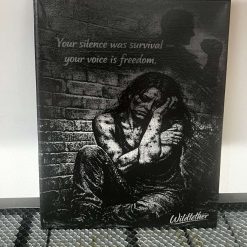 Urban Echoes. Collection Laser Engraved Art On Canvas 2