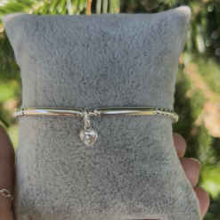 The signature heart birthstone bracelet