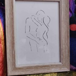 Kissing Couple Papercutting
