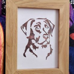 Labrador Papercutting