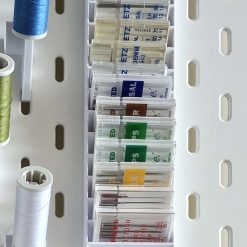 Machine needle store for IKEA Skadis