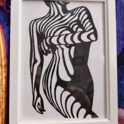 Line Figure Papercutting