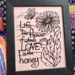 Life is the Flower Papercutting