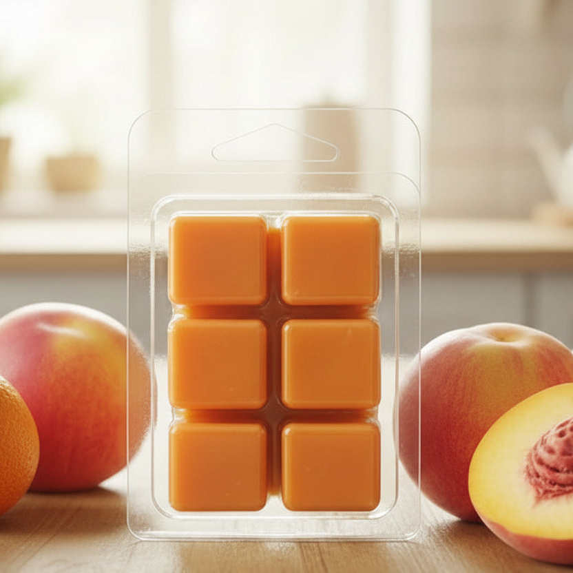 Sun-Kissed Mandarin & Peach Wax Melts Sun-Kissed Mandarin & Peach Wax Melts