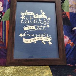 Many Are The Stars Papercutting