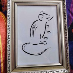 Mouse Hand cut Papercutting