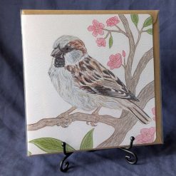 "House Sparrow" Greetings Card