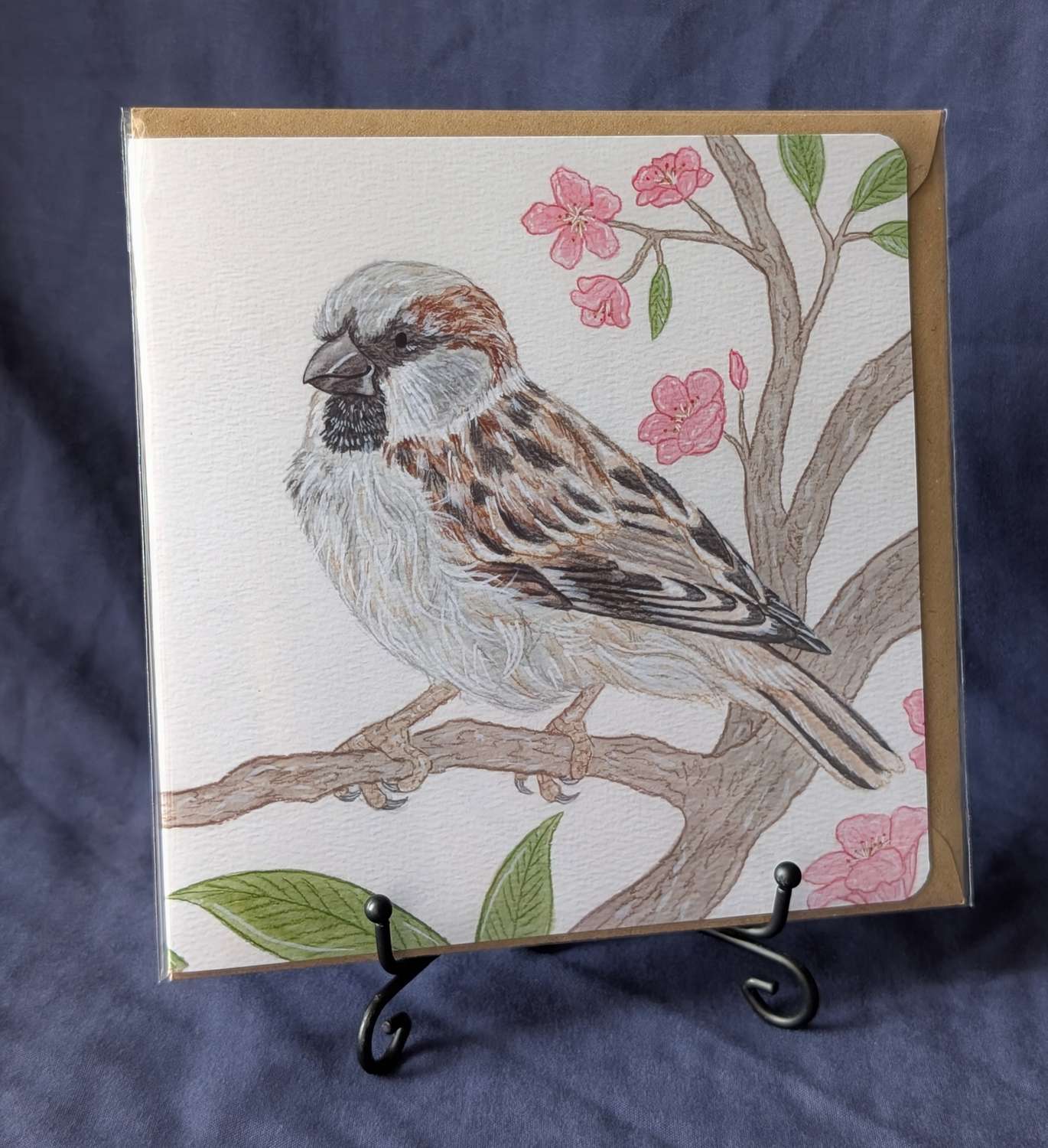 "House Sparrow" Greetings Card "House Sparrow" Greetings Card