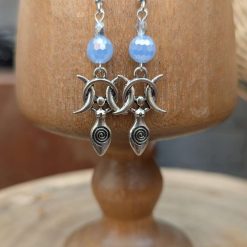 Goddess jewellery set - Blue Lace Agate 2 Goddess jewellery set - Blue Lace Agate 2