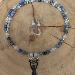 Goddess Jewellery set - Flourite