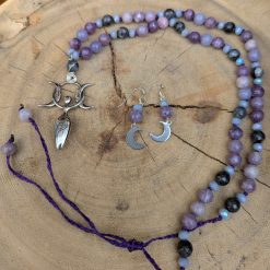 Goddess Jewellery set - Lepiolite 1
