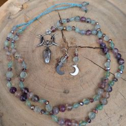 Goddess Jewellery set - Flourite