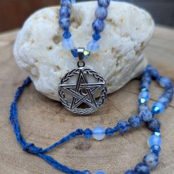 Pentagram Jewellery set - Sodalite