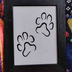 Paw Prints Papercutting