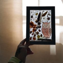 🍂 AUTUMN OWL RESIN FRAMED ART 🍂