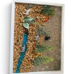 🦁 Handmade Resin Safari Scene Wall Art 🐘 2