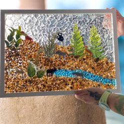 🦁 Handmade Resin Safari Scene Wall Art 🐘 1