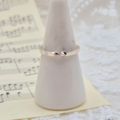 Size P - Sterling Silver Twist Ring
