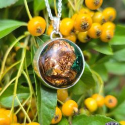 Pendant Only - Copper Bornite Sterling Silver Pendant 2 Pendant Only - Copper Bornite Sterling Silver Pendant 3
