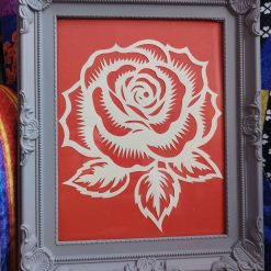 Rose Papercutting