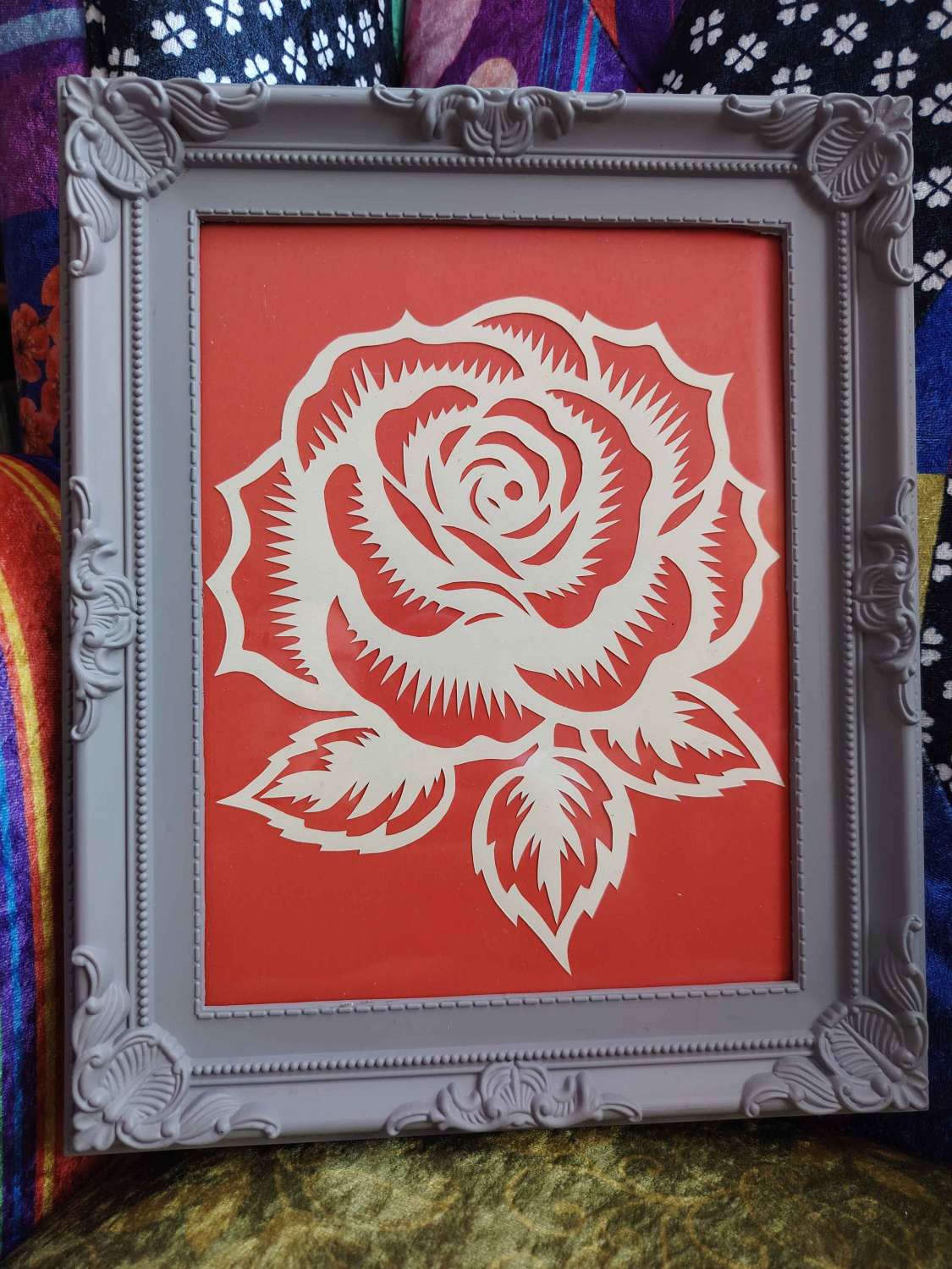 Rose Papercutting Rose Papercutting